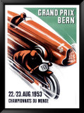 1953 Bern Grand Prix Poster Gerahmter Giclée-Druck von Ernst Ruprecht