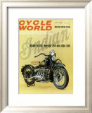 Cycle World, 1930 Indian Motorcycle Lámina giclée enmarcada Cycle World, 1930 Indian Motorcycle Lámina giclée enmarcada