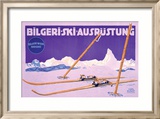Bilgeri, Ski Ausrustung Framed Giclee Print by Carl Kunst