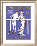 Grand Semaine des Armes de Combat Framed Giclee Print by T. J. Bridge