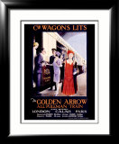 Wagons Lits, The Golden Arrow Innrammet Giclee-trykk av W.S. Bylityplis Wagons Lits, The Golden Arrow Innrammet Giclee-trykk av W.S. Bylityplis