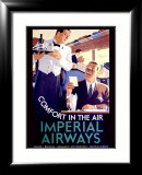 Imperial Airways Estampe encadrée