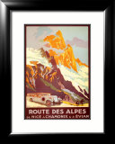 Route Des Alpes Print by Julien Lacaze
