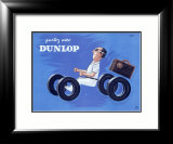Dunlop Tires Estampe encadrée par Raymond Savignac