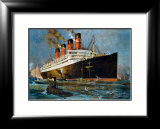 Aquitania Framed Giclee Print by Odin Rosenvinge