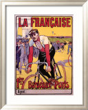 La francesa Lámina giclée enmarcada por Marodon La francesa Lámina giclée enmarcada por Marodon