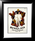 Buvez du Vin Estampe encadrée par Leonetto Cappiello
