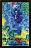 The Magic Flute Framed Giclee Print by Marc Chagall