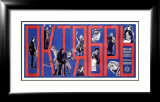 Lokakuu Kehystetty giclee-vedos