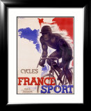 Cycles France Sport Lámina giclée enmarcada por A. Bernat