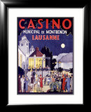 Casino suisse de Lausanne Estampe encadrée par Jacomo 