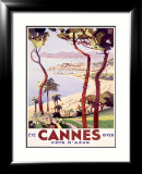 Cannes Lámina giclée enmarcada por Peri