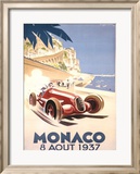 Mónaco, 1937 Lámina giclée enmarcada Mónaco, 1937 Lámina giclée enmarcada