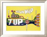 7-Up, Wet un Wild Submarine Lámina giclée enmarcada