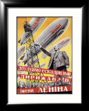 Lenin with Dirigibles Lámina giclée enmarcada Lenin with Dirigibles Lámina giclée enmarcada