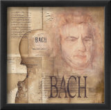 Tribute to Bach Poster par Marie Louise Oudkerk