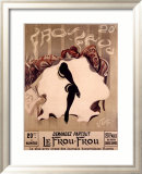 Le Frou-Frou Estampe encadrée par Lucien-Henri Weiluc