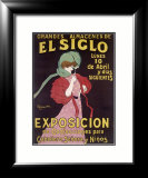 El Siglo Exposicion Lámina giclée enmarcada por Leonetto Cappiello