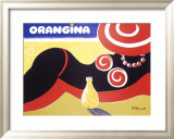 Orangina, Bikini Lámina giclée enmarcada por Bernard Villemot