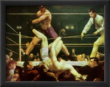 Dempsey and Firpo, 1924 Kunst af George Wesley Bellows Dempsey and Firpo, 1924 Kunst af George Wesley Bellows