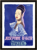 Josephine Baker/Pacific Lámina giclée enmarcada por Guy-Gerard Noel Josephine Baker/Pacific Lámina giclée enmarcada por Guy-Gerard Noel