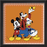 The Classic Gang: Mickey Mouse, Goofy, and Donald Duck Posters