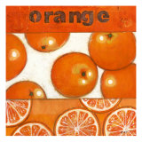 Naranja Lámina giclée por Norman Wyatt Jr.