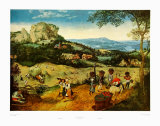 Sprin, Haymakers Poster van Pieter Bruegel the Elder