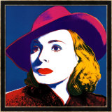 Ingrid with Hat Poster van Andy Warhol
