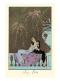 Le Feu Giclée-tryk af George Barbier