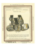 Gentleman's Travel Cases III Lámina giclée por Vision Studio