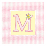 Girl Letter M Giclée-Druck von Vision Studio 