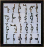 Fifteen Pairs of Hands, 1996 Affiches par Bruce Nauman