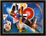En bleu (1925) Affiches par Wassily Kandinsky
