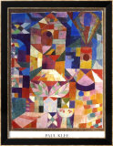 Vue du jardin Affiches par Paul Klee