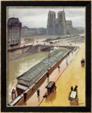 Rainy Day in Paris Notre-Dame Cathedral Affiches par Pierre Albert Marquet