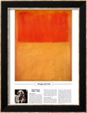 Twentieth Century Art Masterpieces -Mark Rothko - Orange and Tan Láminas por Mark Rothko Twentieth Century Art Masterpieces -Mark Rothko - Orange and Tan Láminas por Mark Rothko