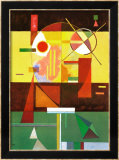 Zersetzte Spannung Posters van Wassily Kandinsky