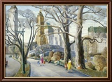 Central Park, 1934 Art par Carl Gustaf Nelson