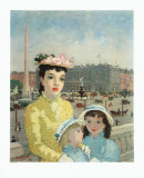 Paris, Place de la Concorde Collectable Print by Edzard Dietz