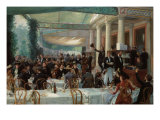 Dejeuner du Salon au Cafe la Cascade Giclee Print by Jean Andre Rixens