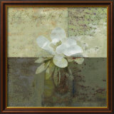 Floral with Cursive IV Prints by Pierre Fortin