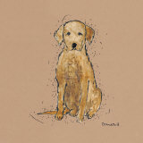 Doggy Tales VI Print by Clare Ormerod