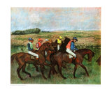 Jockeys at Training Reproductions pour les collectionneurs par Edgar Degas