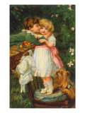 Par le mur du jardin Reproduction procédé giclée par Frederick Morgan