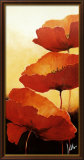 Three Red Poppies II Prints by Jettie Rosenboom