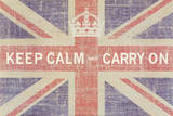 Keep Calm and Carry On (Union Jack) Posters av Ben James Keep Calm and Carry On (Union Jack) Posters av Ben James