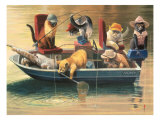 Gone Fishing Giclee Print by Bryan Moon