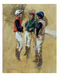 Three Jockeys Giclee Print by Henry Koehler