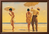 Gale hunder (Mad Dogs) Poster av Jack Vettriano